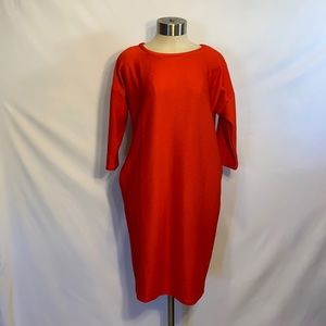 Red Small Venus knee high dress